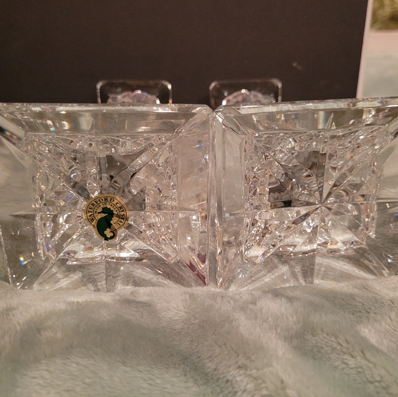 Waterford Candle Stick Pair - Picture 6 of 8